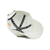 HEAD GEAR SOLID LIGHT GREY WHITE CAP