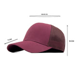 HEAD GEAR SOLID MAROON TRUCKER CAP