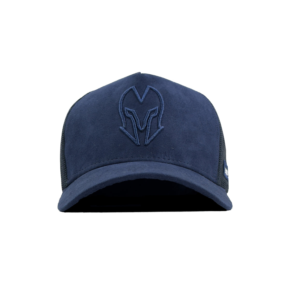 HEAD GEAR BLUE SUPER SUEDE TRUCKER CAP