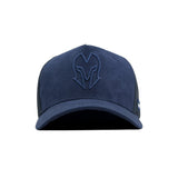 HEAD GEAR BLUE SUPER SUEDE TRUCKER CAP