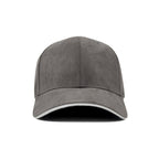 HEAD GEAR ELEGANTE ZERO GREY SANDWICH CAP (NO LOGO)