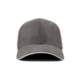 HEAD GEAR ELEGANTE ZERO GREY SANDWICH CAP (NO LOGO)