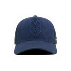 HEAD GEAR BLUE SUPER SUEDE TRUCKER CAP