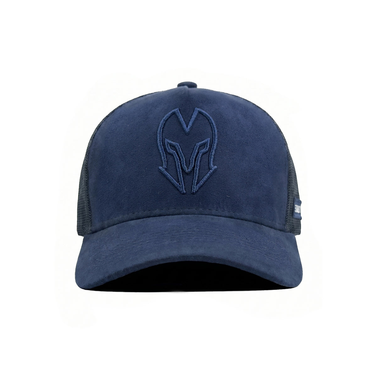 HEAD GEAR BLUE SUPER SUEDE TRUCKER CAP