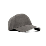 HEAD GEAR ELEGANTE ZERO GREY SANDWICH CAP (NO LOGO)