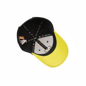 HEAD GEAR BLACK AND NEON REDEFINED SUEDE CAP