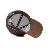 HEAD GEAR DARK CHOCOLATE SUPER SUEDE TRUCKER CAP