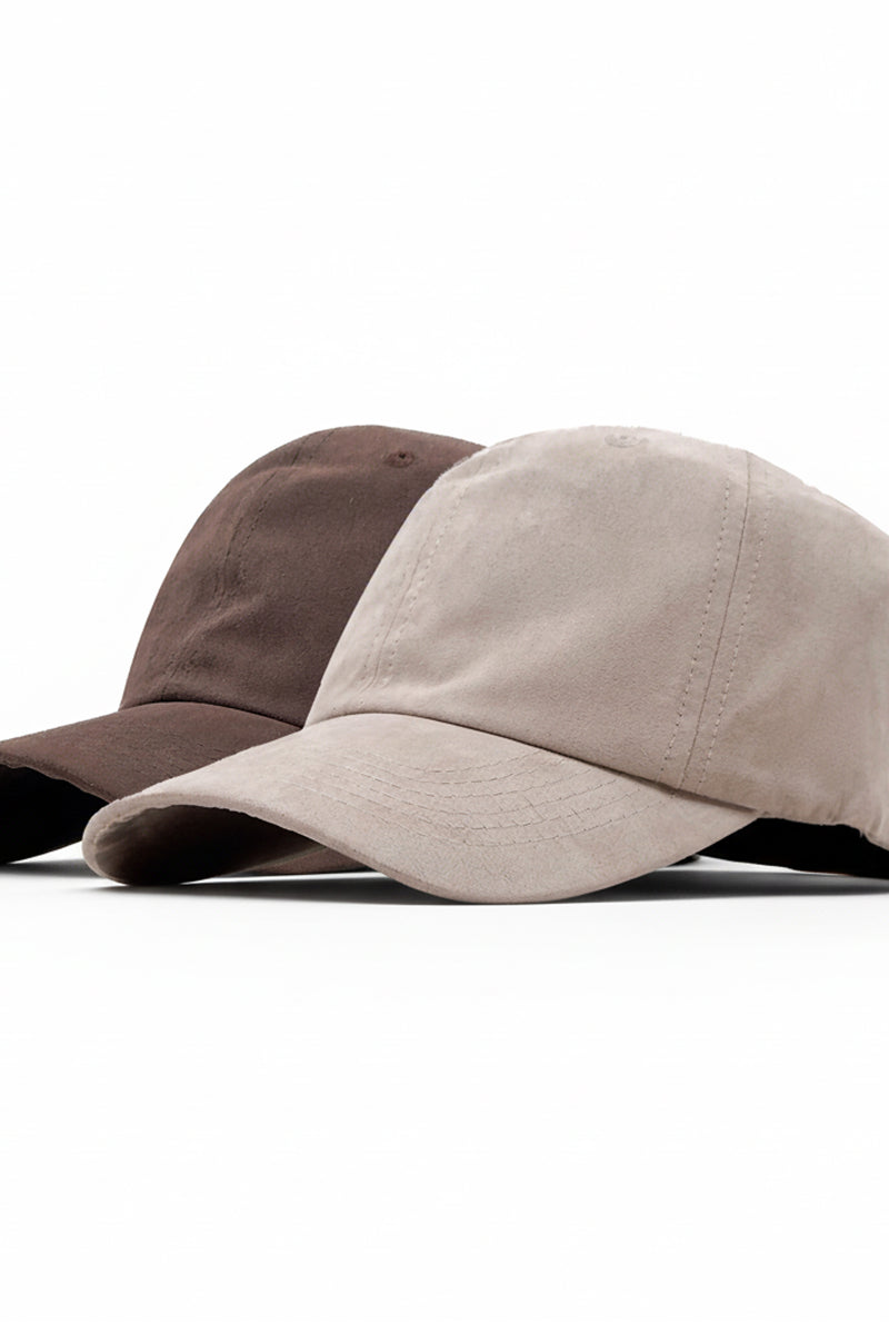 2 PCS COMBO OF SOFT PEACH AND CHOCOLATE SUEDE