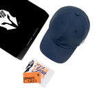 HEAD GEAR SOLID NAVY BLUE TEXTURED TWILL CAP