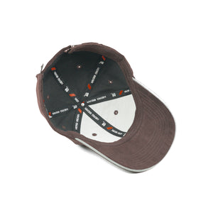 HEAD GEAR ELEGANTE ZERO COFFEE SANDWICH GREY CAP (NO LOGO)