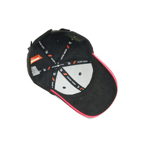 HEAD GEAR ELEGANTE ZERO BLACK SANDWICH ORANGE CAP (NO LOGO)