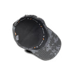 HEAD GEAR GREY WITH LEATHER PATCH CAPTAIN'S CAP