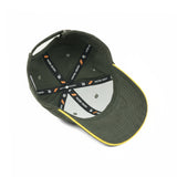 HEAD GEAR ELEGANTE ZERO GREEN SANDWICH YELLOW CAP (NO LOGO)