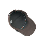 HEAD GEAR COFFEE WITH LEATHER PATCH CAPTAIN'S CAP