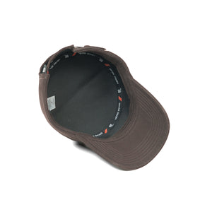 HEAD GEAR COFFEE WITH LEATHER PATCH CAPTAIN'S CAP