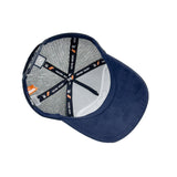 HEAD GEAR BLUE SUPER SUEDE TRUCKER CAP