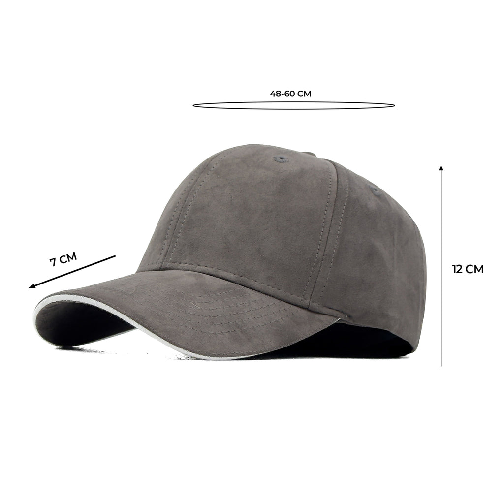 HEAD GEAR ELEGANTE ZERO GREY SANDWICH CAP (NO LOGO)