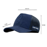 HEAD GEAR BLUE SUPER SUEDE TRUCKER CAP