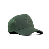 HEAD GEAR GREEN SUPER SUEDE TRUCKER CAP
