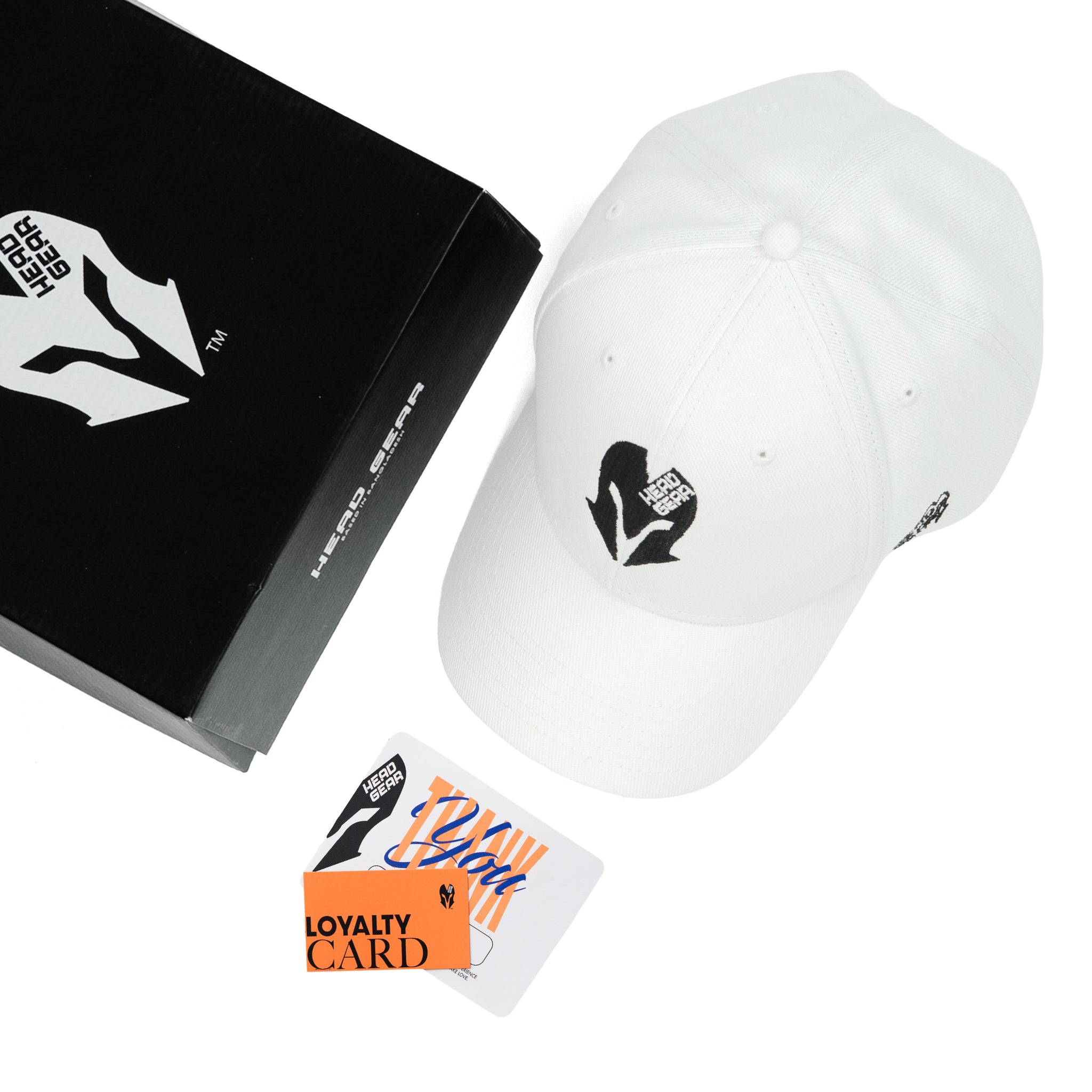 HEAD GEAR OFFICIAL WHITE CAP