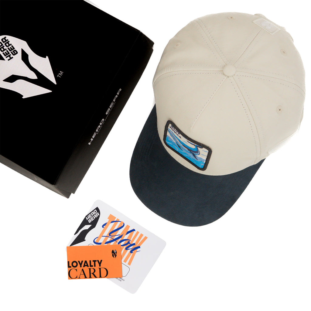 HEAD GEAR WHALE 3D PATCH PREMIUM HIGH CROWN CAP