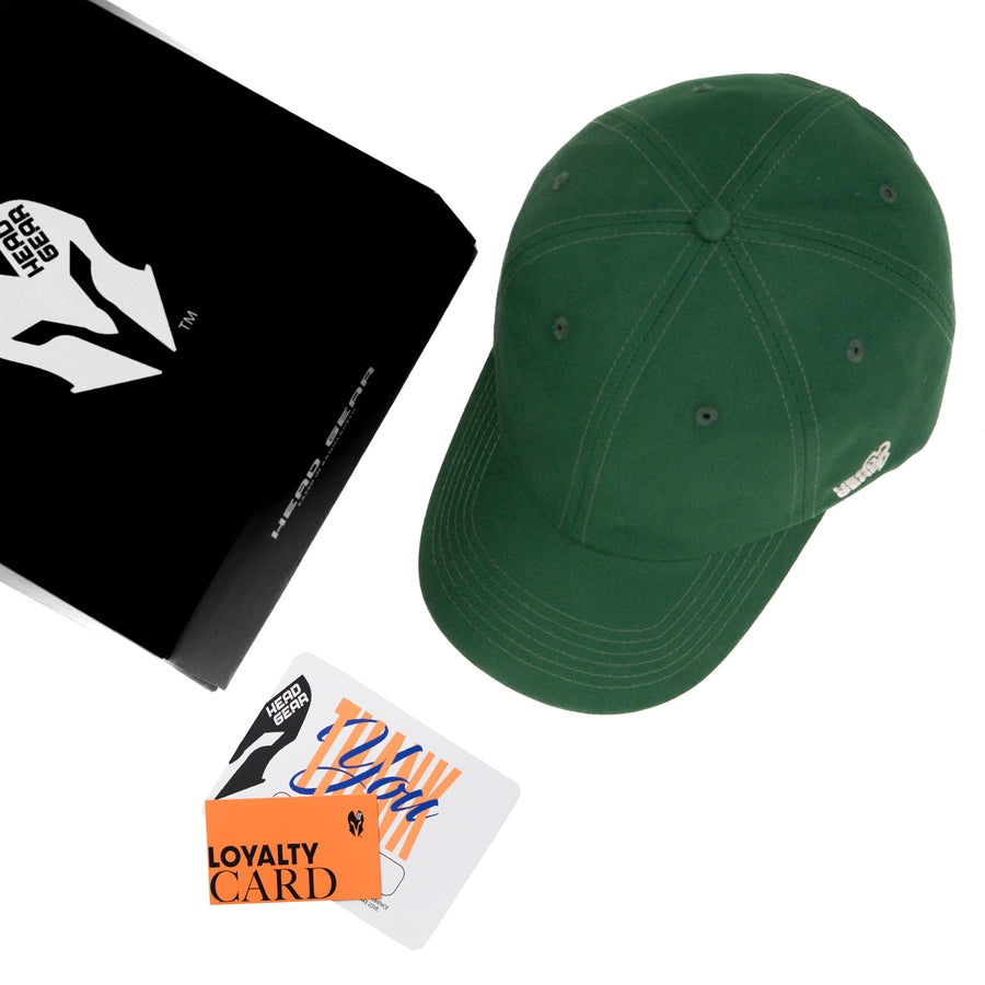 HEAD GEAR SOLID GREEN CAP