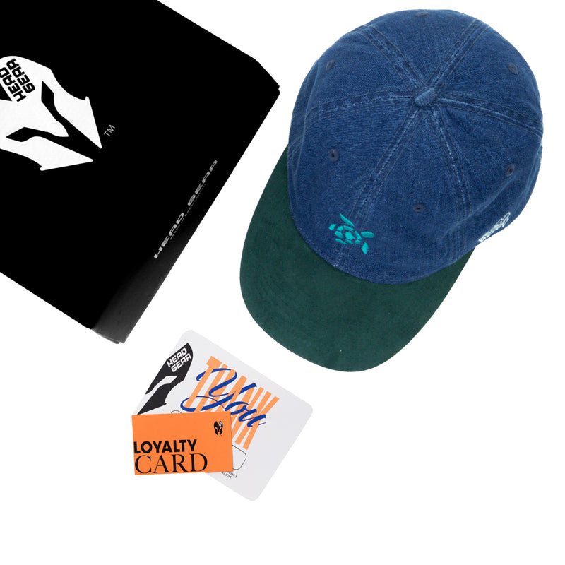 HEAD GEAR TURTLE DENIM CAP