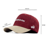 HEAD GEAR STUBBORN MAROON AND OFF-WHITE CAP