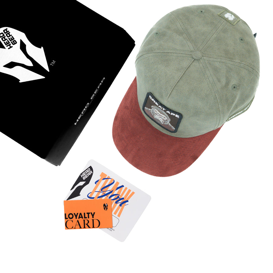 HEAD GEAR GREAT APE 3D PATCH PREMIUM HIGH CROWN CAP