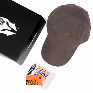 HEAD GEAR ELEGANTE ZERO COFFEE SANDWICH GREY CAP (NO LOGO)