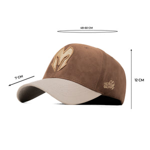 HEAD GEAR LIGHT CHOCOLATE REDEFINED SUEDE CAP