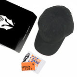 HEAD GEAR ELEGANTE ZERO BLACK SANDWICH NEON CAP (NO LOGO)
