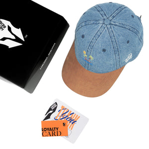 HEAD GEAR COCONUT TREE DENIM CAP