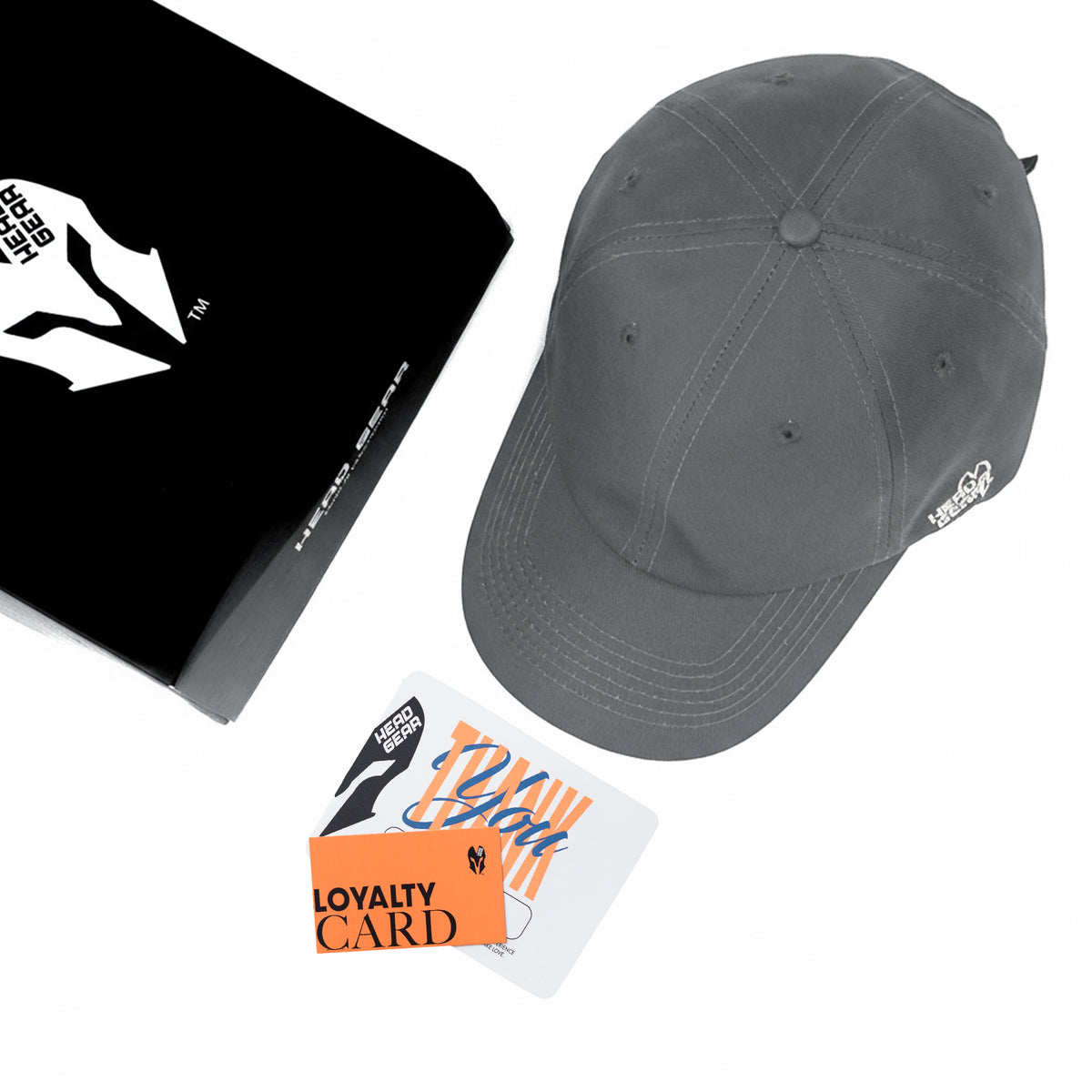 HEAD GEAR SOLID GREY CAP
