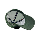 HEAD GEAR GREEN SUPER SUEDE TRUCKER CAP
