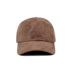 HEAD GEAR SOLID CHOCOLATE SUEDE CAP