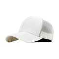HEAD GEAR SOLID WHITE TRUCKER CAP