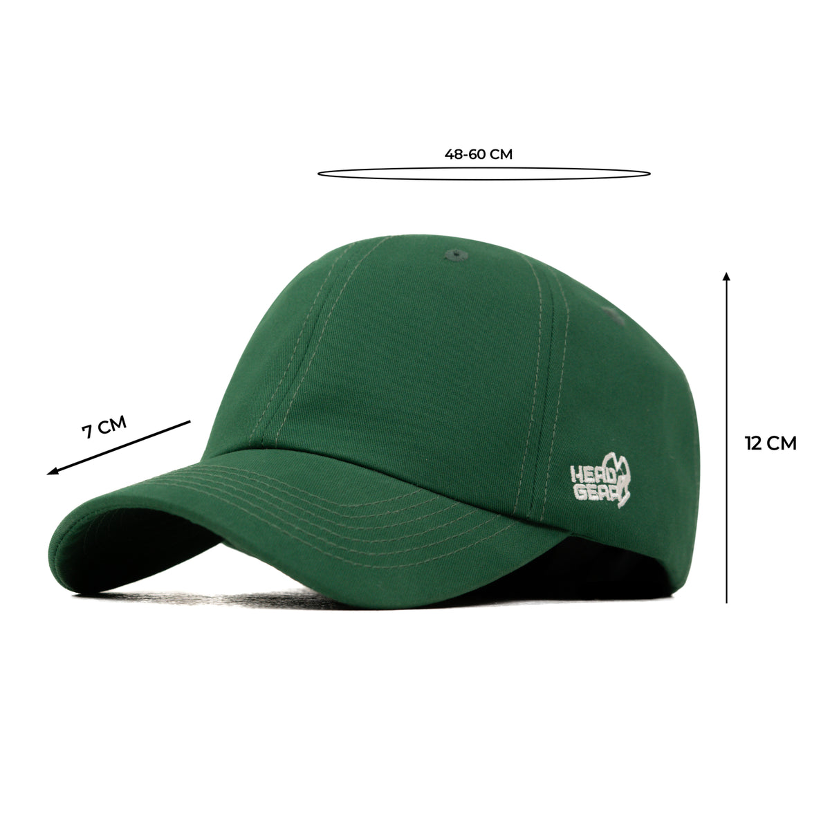 HEAD GEAR SOLID GREEN CAP