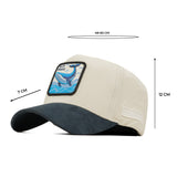 HEAD GEAR WHALE 3D PATCH PREMIUM HIGH CROWN CAP