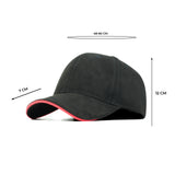 HEAD GEAR ELEGANTE ZERO BLACK SANDWICH ORANGE CAP (NO LOGO)