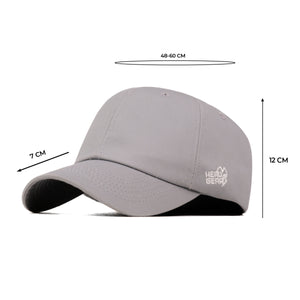 HEAD GEAR SOLID LIGHT GREY CAP