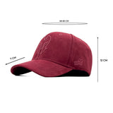 HEAD GEAR RED WINE SUPER SUEDE CAP