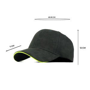 HEAD GEAR ELEGANTE ZERO BLACK SANDWICH NEON CAP (NO LOGO)