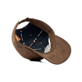 HEAD GEAR SOLID CHOCOLATE SUEDE CAP