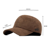 HEAD GEAR SOLID CHOCOLATE SUEDE CAP