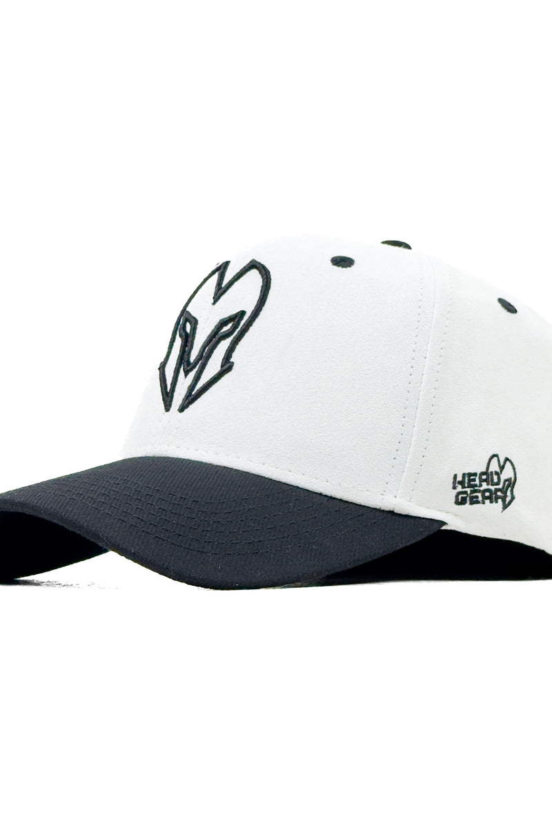HEAD GEAR WHITE BLACK REDEFINED CAP