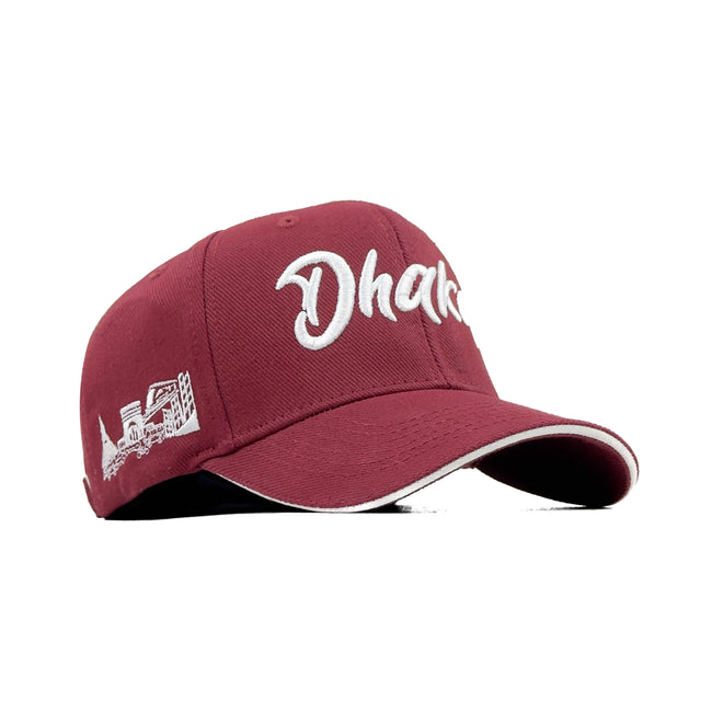 HEAD GEAR DHAKA MAROON SANDWICH CAP