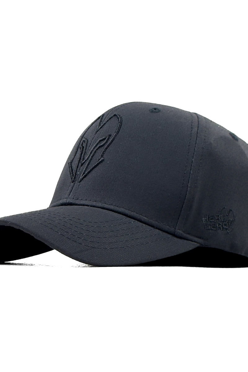 HEAD GEAR BLACK SUPER TWILL CAP