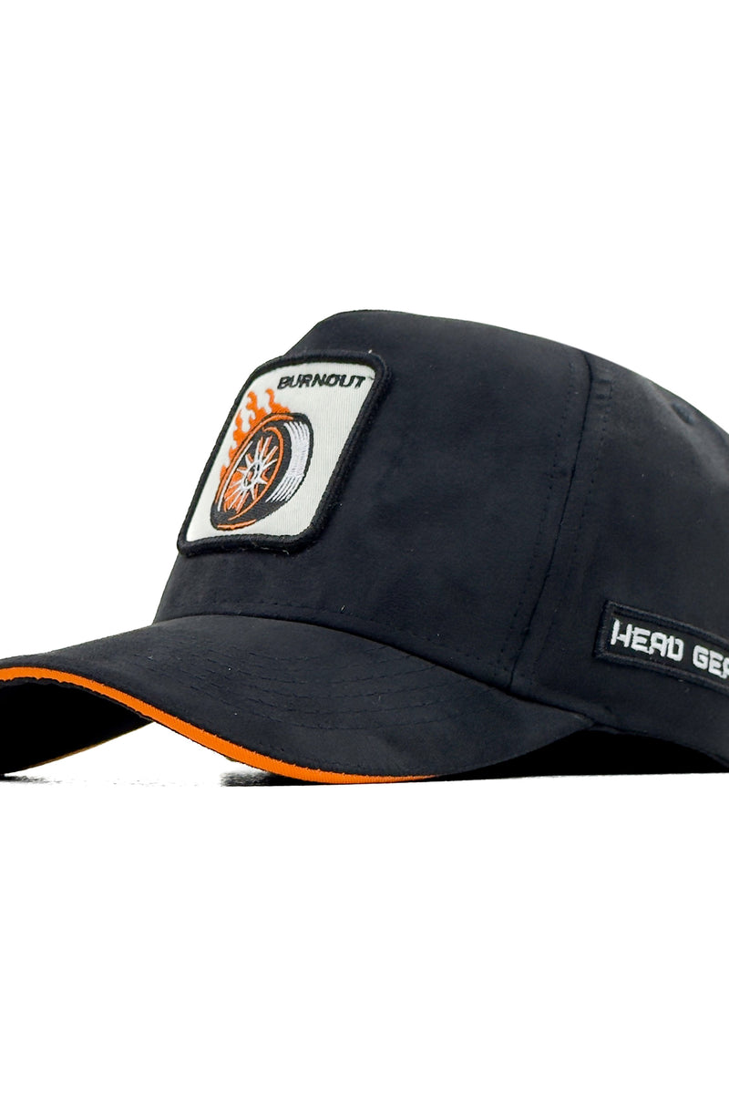 HEAD GEAR BURNOUT 3D PATCH PREMIUM HIGH CROWN CAP