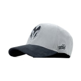 HEAD GEAR LIGHT GREY AND BLACK REDEFINED SUEDE CAP